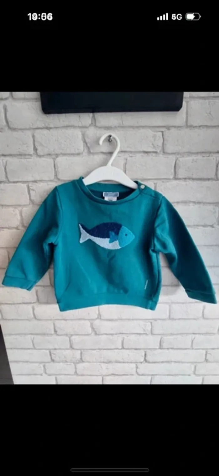 Sweat Jacadi taille 24 mois