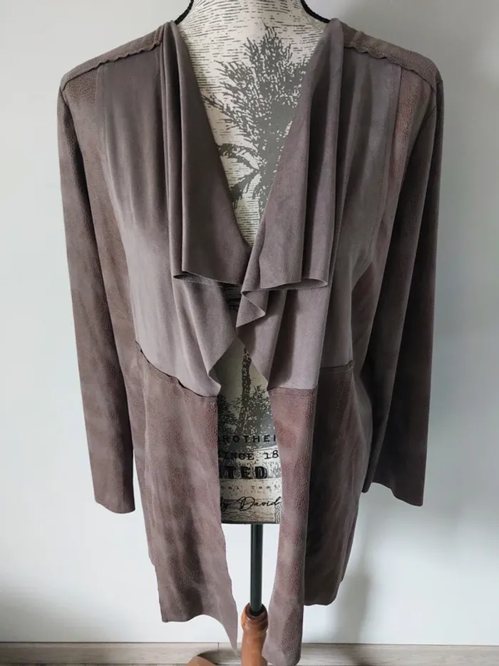 Veste fine marron - photo numéro 2