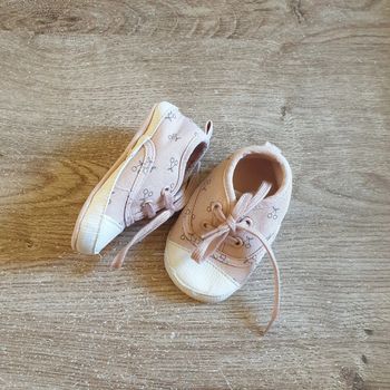 🩷 Baskets en toile à lacets Kiabi pointure 18 #emyfleury_pointure18fille