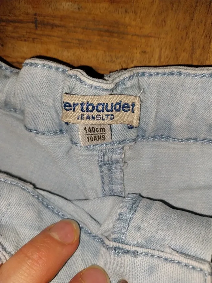 Short en jean 10 ans verbaudet - photo numéro 2