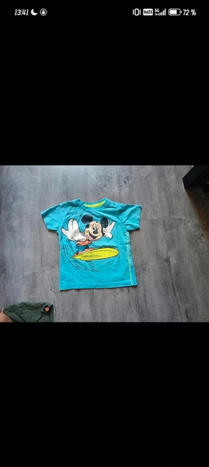lot garçon 23 24 mois 2 ans 86 tee shirt haut short ensemble short tee shirt - photo numéro 12