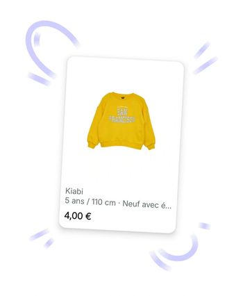 🩷 Sweat 5 ans Kiabi #emyfleury_5ansfille