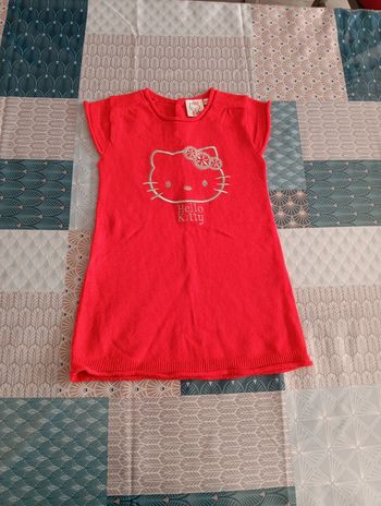 Robe hello kitty rouge 24 mois