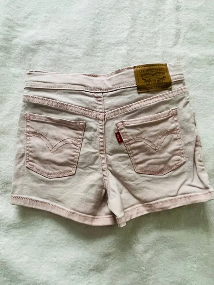 Short jupe Levis rose pale taille 5 ans - photo numéro 2
