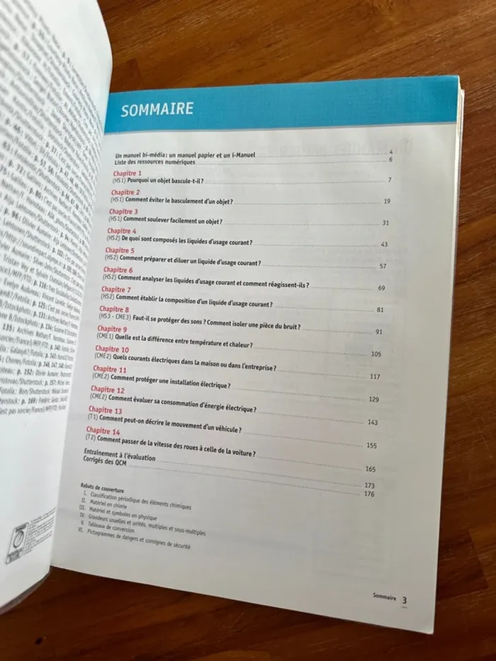 Livre science, physique et chimie, seconde bac pro - photo numéro 5