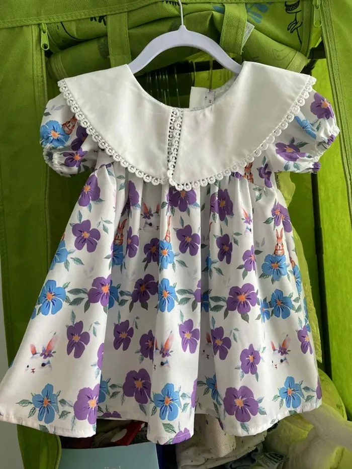 Lot ROBES bébé fille 6/9 mois - photo numéro 2