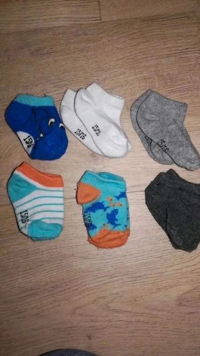 Lot  de  6 paires  de chaussettes  🦈