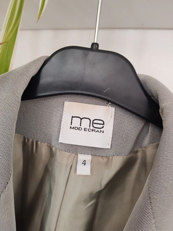 Veste vintage verte olive pastel - photo numéro 5