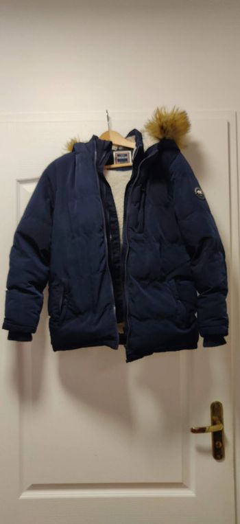 Blouson doudoune Soulcal & Co marine 12 ans