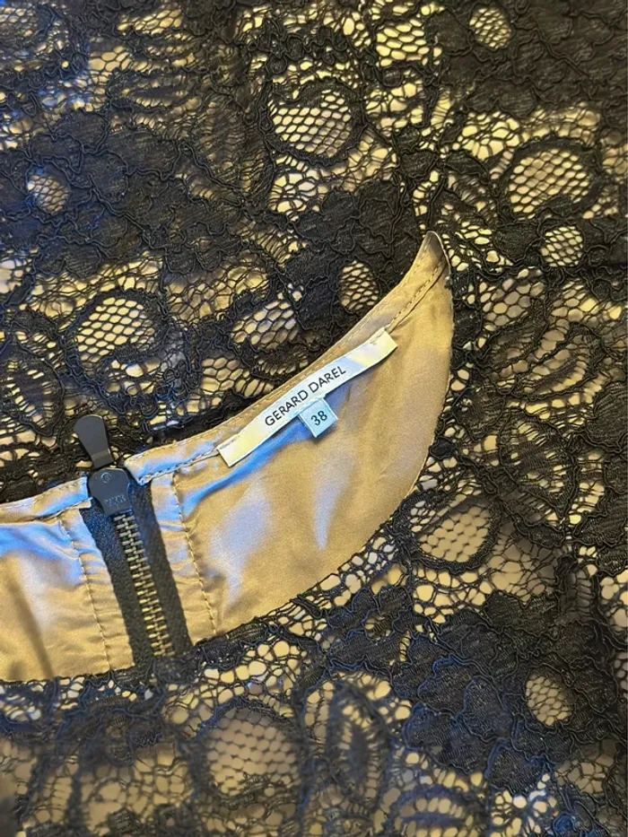 Blouse en dentelle noire Gérard Darel – Taille 38 - photo numéro 3