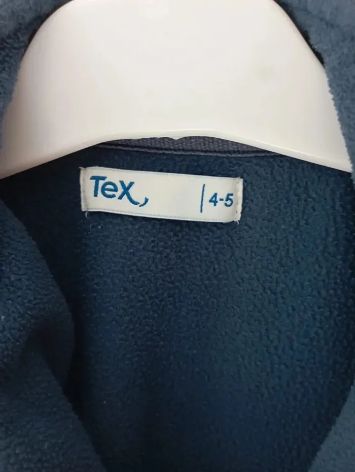 Veste polaire bleu marine 4-5 ans Tex - photo numéro 8