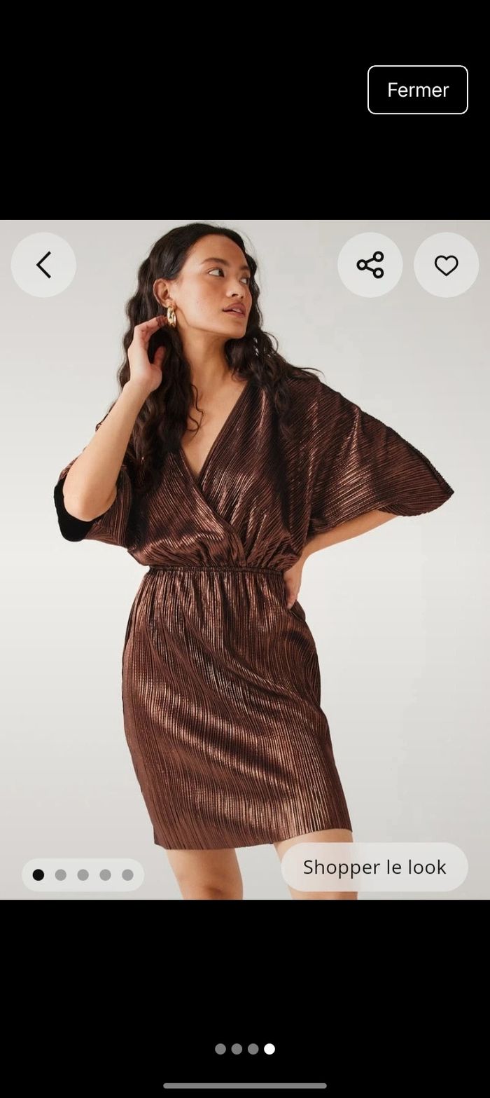 Robe de fête promod taille L - photo numéro 3