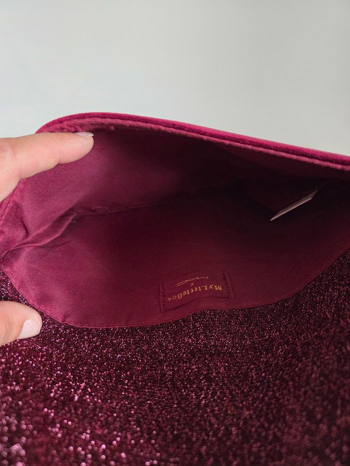 💜 Pochette en velours/suédine pour soirée - My Little Box x MAC - photo numéro 5