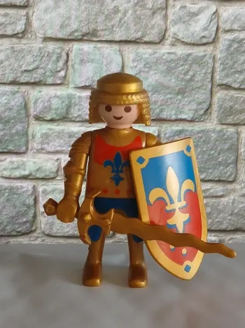 🛡️ Playmobil rare Chevalier Doré (Caballero Dorado) – exclusivité ibérique