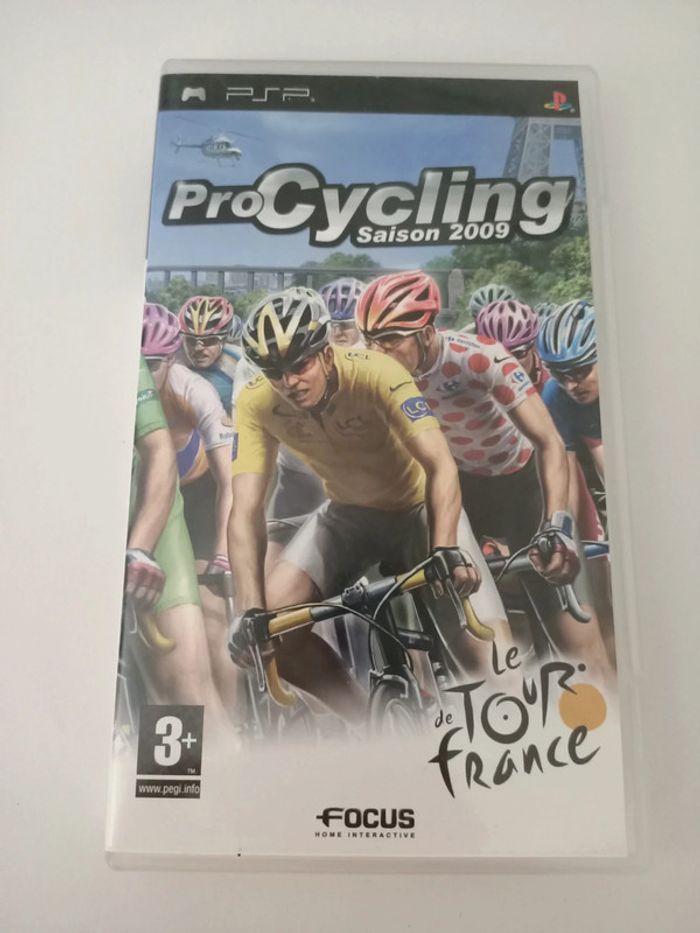 Jeu umd PSP pro cycling 2009 en bon état - photo numéro 1