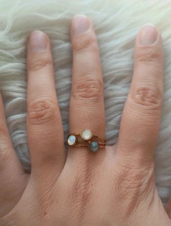 Bague rose gold réglable en acier inoxydable Bohm En très bon état