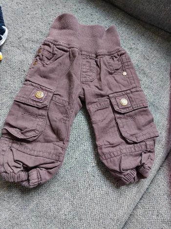 jean marron elastique