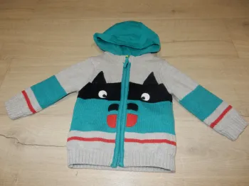 Gilet polaire à capuche 9 mois