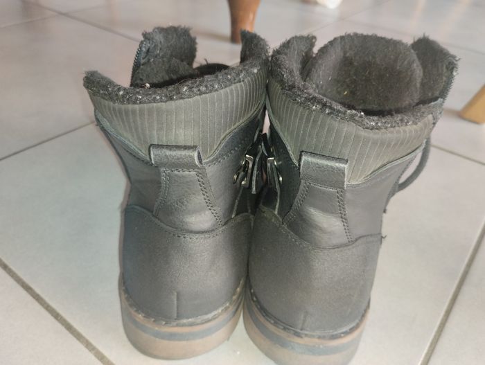 Chaussures noir denim side - photo numéro 5