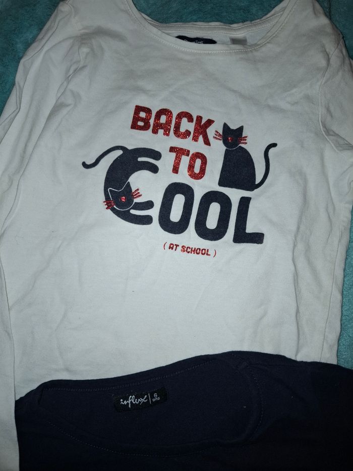 Lot 2tshirts manches longues - photo numéro 2