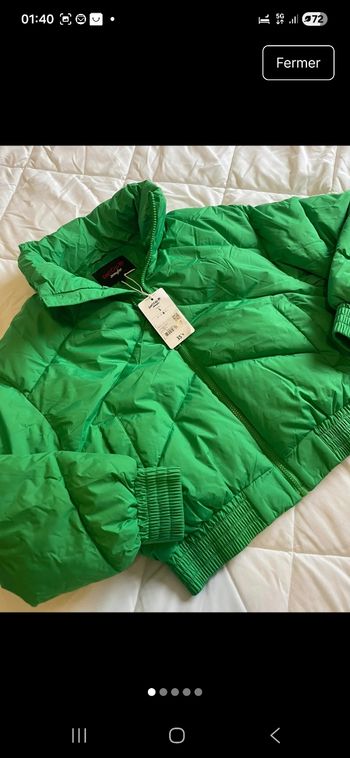 Doudoune jennyfer verte
