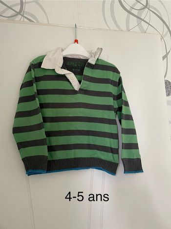 Pull polo 5 ans