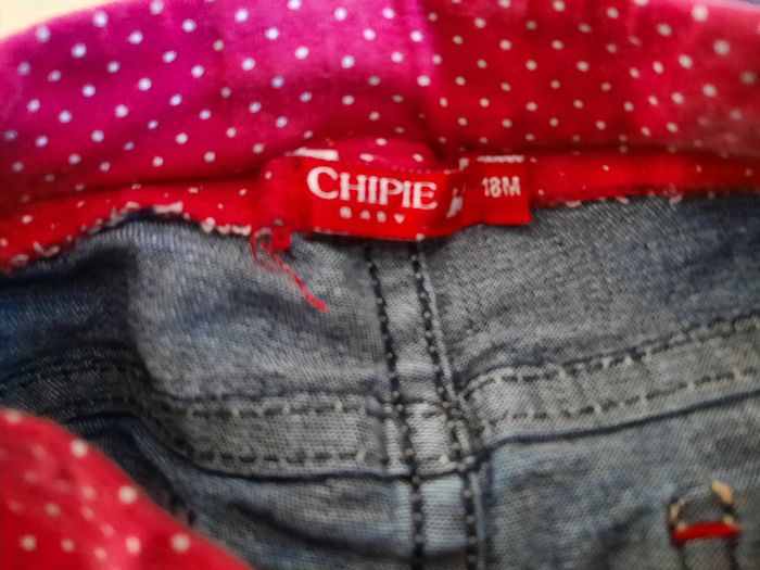Jean fille bleu foncé Chipie 18 mois - photo numéro 4