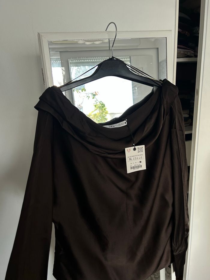 Haut ZARA asymétrique - photo numéro 3