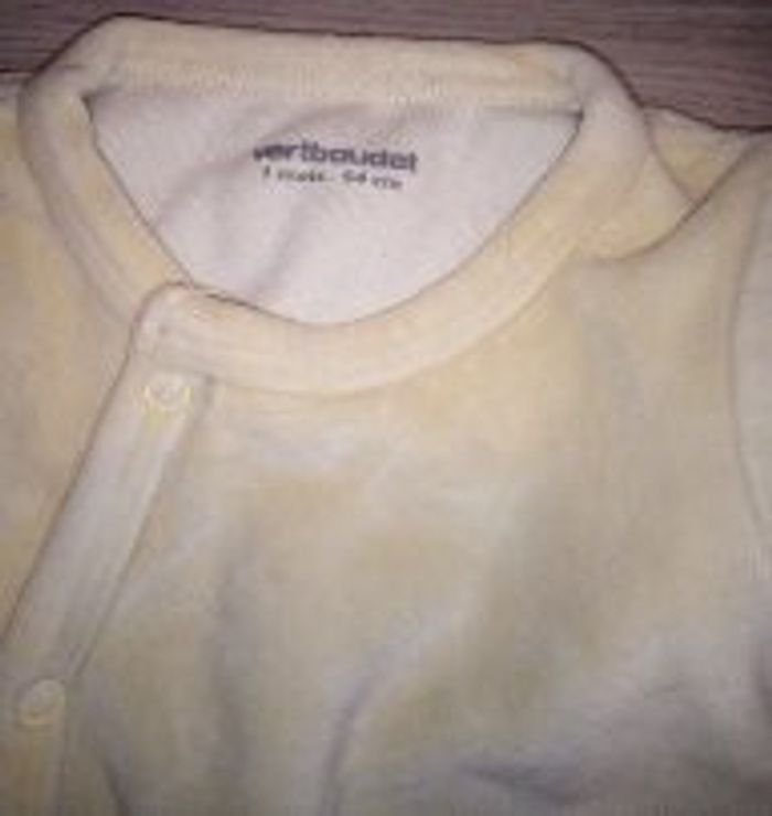 Pyjama zèbre 1 mois - photo numéro 2