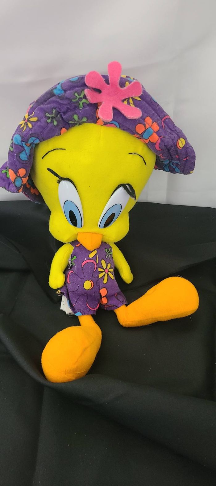 Vintage 1998 Peluche Warner Brothers Looney Tunes Titi oiseau grande 27