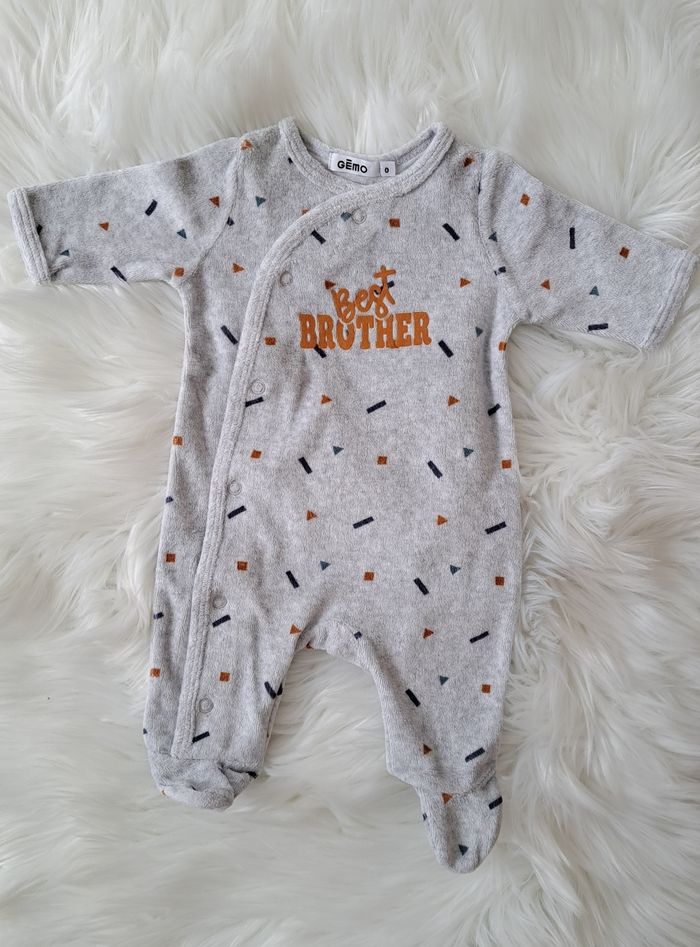 Lot de 4 pyjamas bébé garçon 0 mois Gemo - photo numéro 3