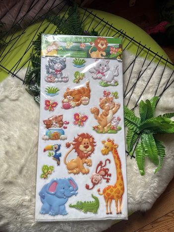 Décoration animaux de la JUNGLE - Stickers en format XXL