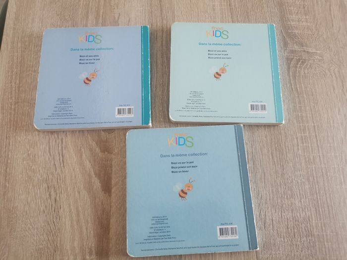 Lot de 3 livres des aventures de Bizzi l'abeille - photo numéro 2