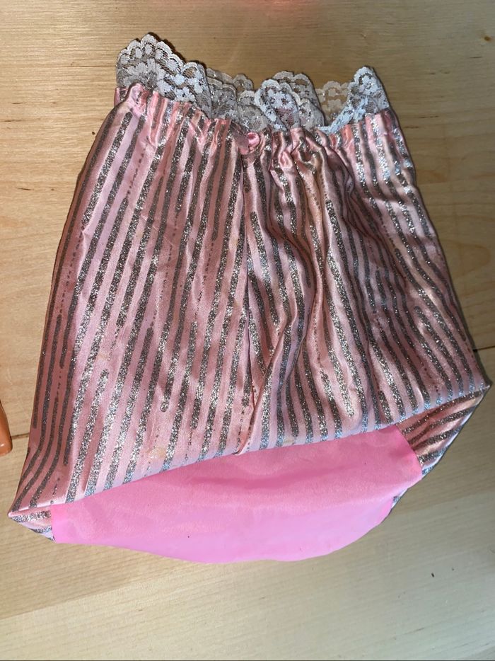 Barbie Mattel poupée Jewel secrets 1986 blonde rose argent collier - photo numéro 9