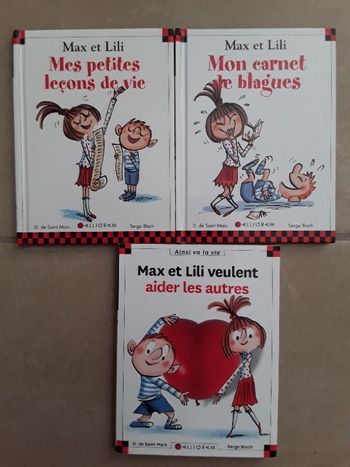 Lot 3 livres MAX ET LILI TBE