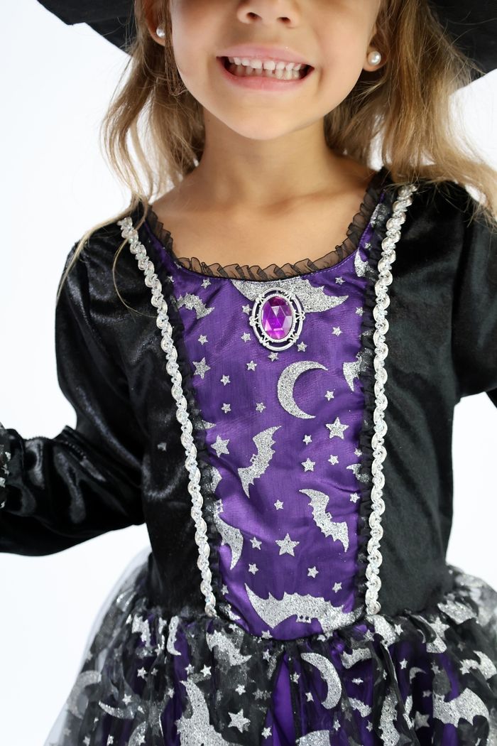 Déguisement Halloween sorcière complet fille - photo numéro 2