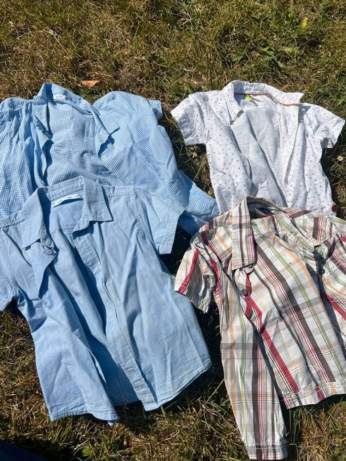 Lot chemise MC 24 mois