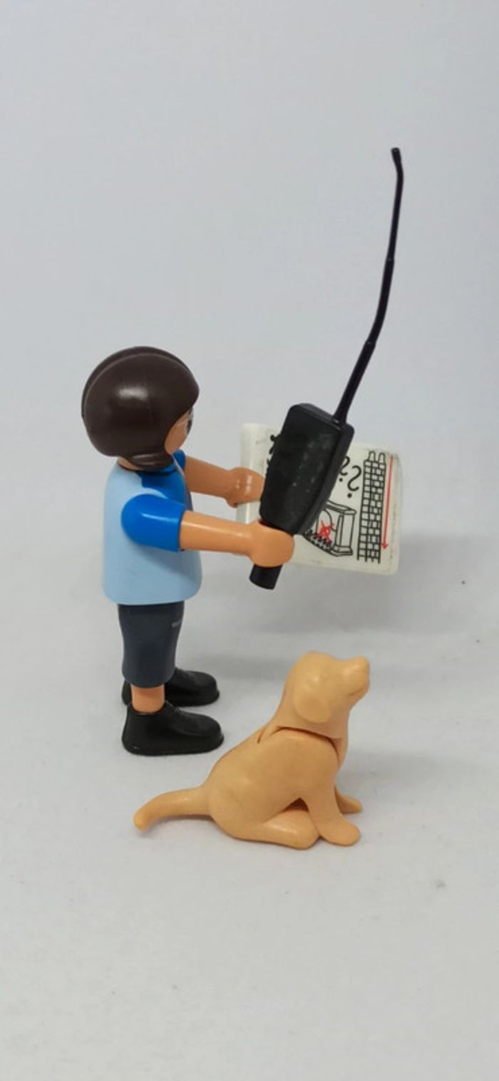 Fille enfant policière avec chiot et accessoires playmobil - photo numéro 3