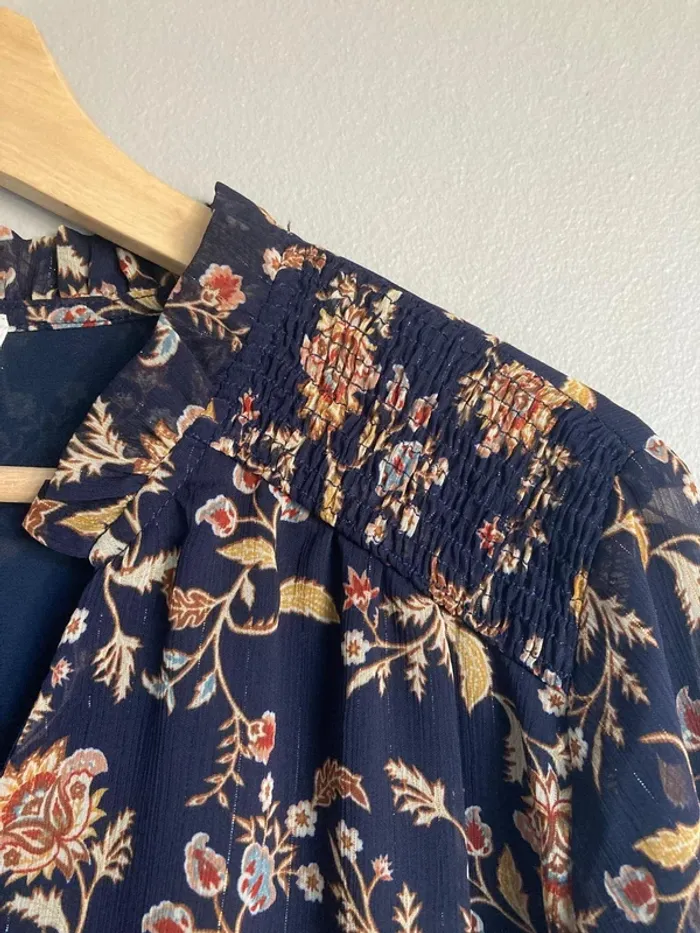 Blouse imprimé cachemire Paprika – Taille 2 – Neuve - photo numéro 4