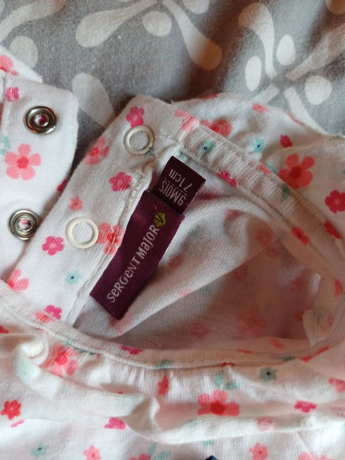 Body Bébé fille sergent major taille 9 mois - photo numéro 3