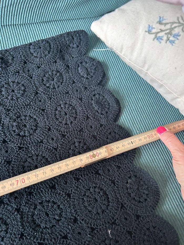 Jupe tube longue en macramé - photo numéro 7