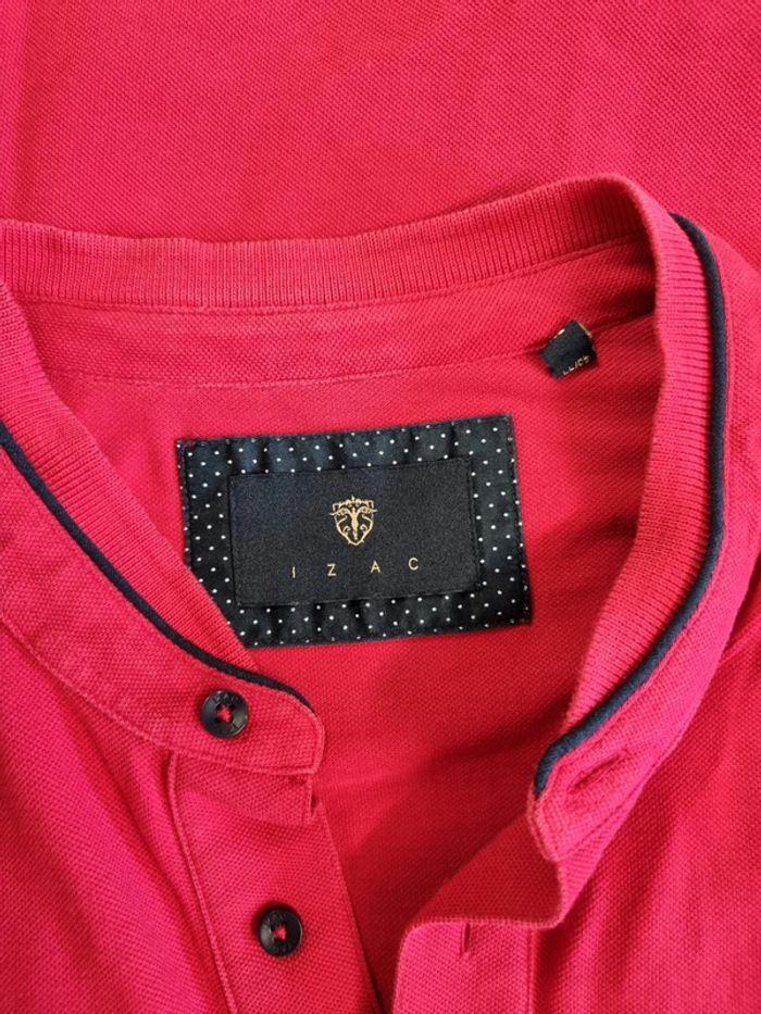 IZAC polo rouge homme * Taille XL * - photo numéro 4