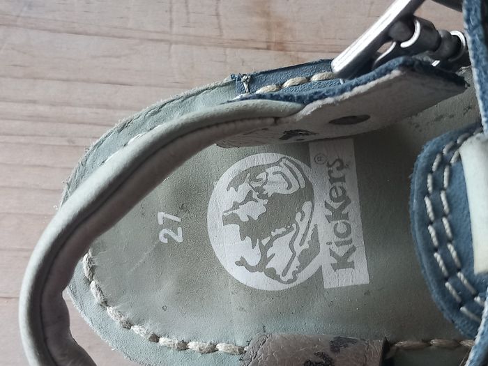 Sandales bleu garçon Kickers - photo numéro 4