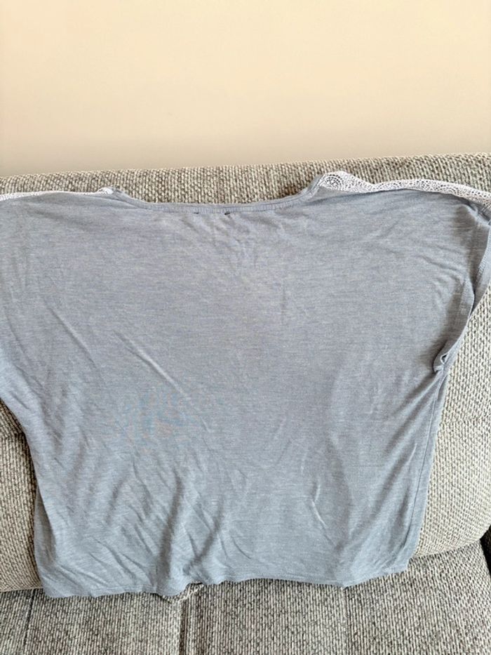 Haut de pyjama femme rayé - photo numéro 4