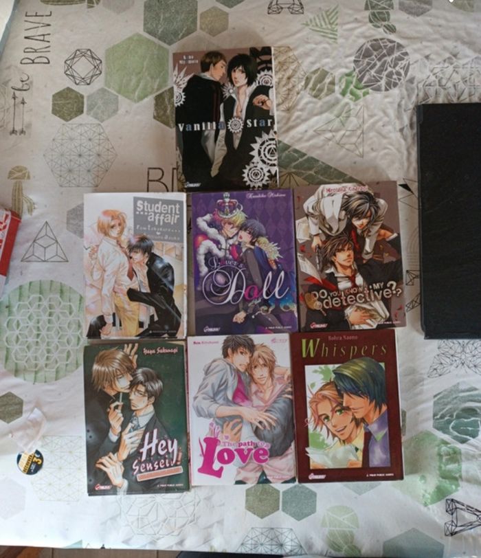 Lot de 7 manga yaoi