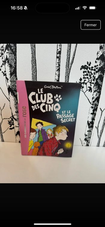 Livre Le Club des Cinq , et le passage Secret