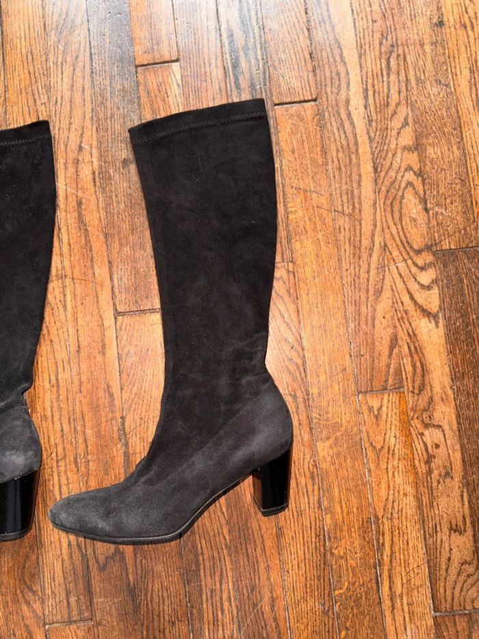 Bottes en daim Robert Clergerie  Taille 5,5 donc 36,5 - photo numéro 2