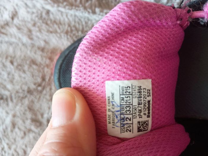 Baskets Reebok taille 33 - photo numéro 4
