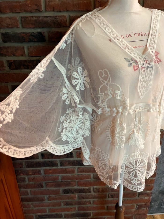 Tunique de plage dentelle - Etam n e u v e - photo numéro 2