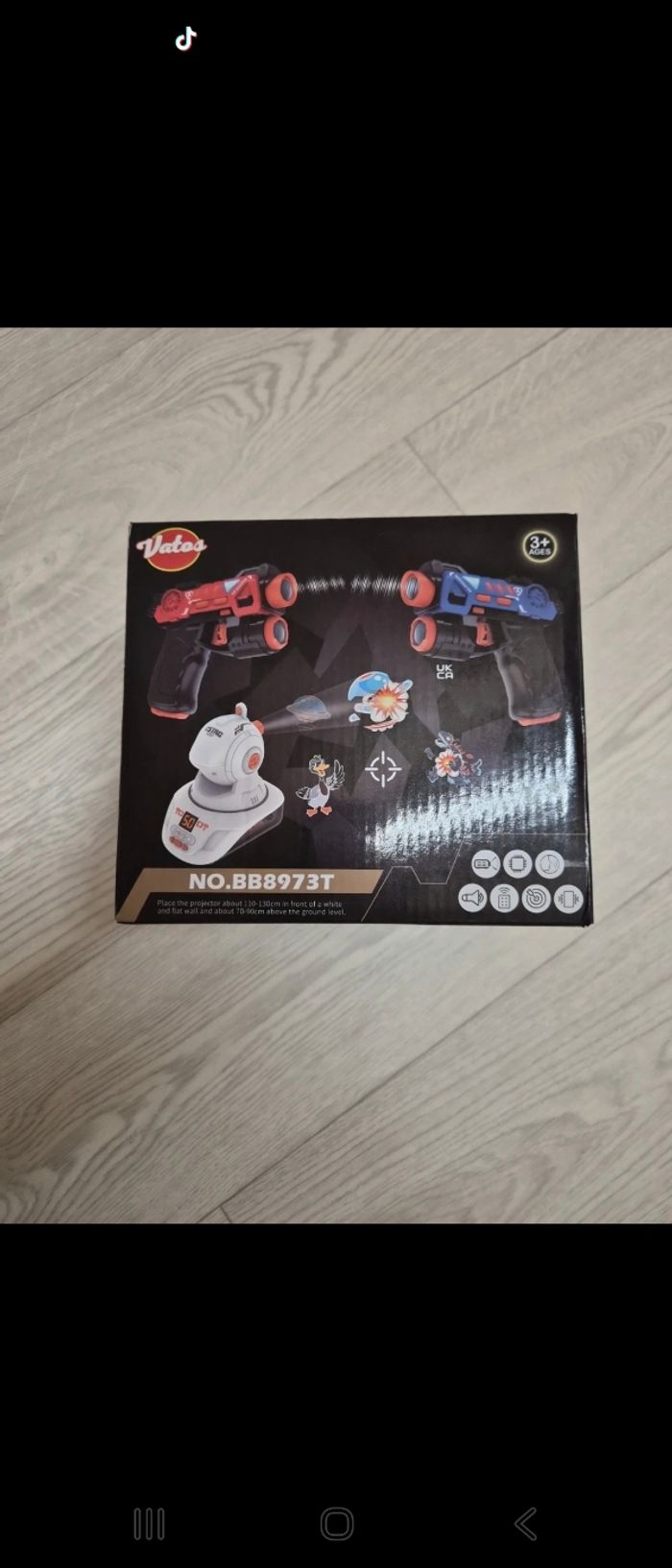 Pistolet laser avec projecteur